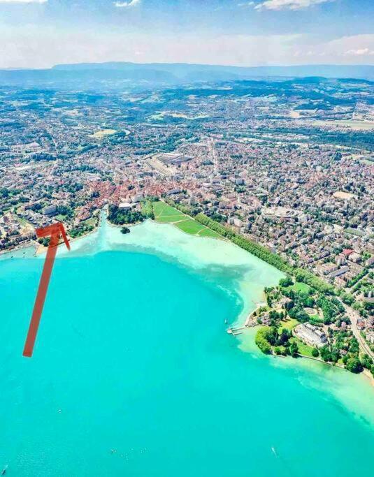 Le Panorama - Vue Lac Et Montagne Avec Parking Annecy Exterior foto